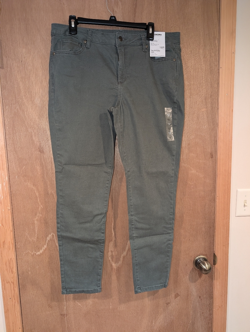 Sonoma Olive Green Skinny Jeans